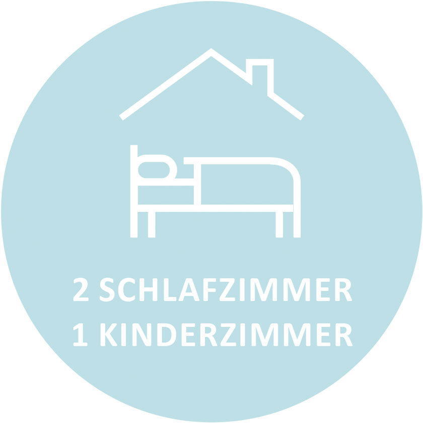2 Schlafzimmer 1 Kinderzimmer