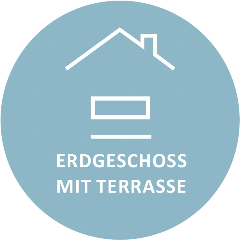Erdgeschoss mit Terasse